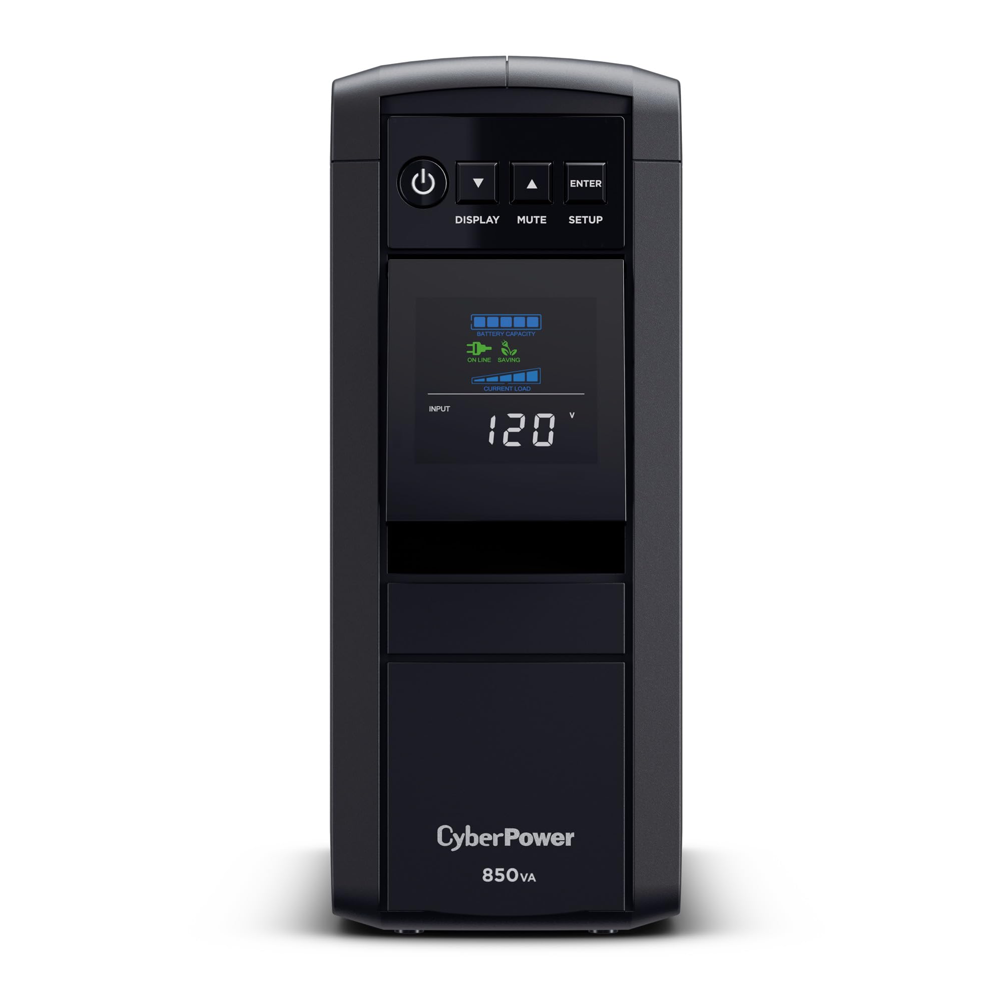 CyberPower CP850PFCLCD PFC Sinewave UPS System, 850VA/510W